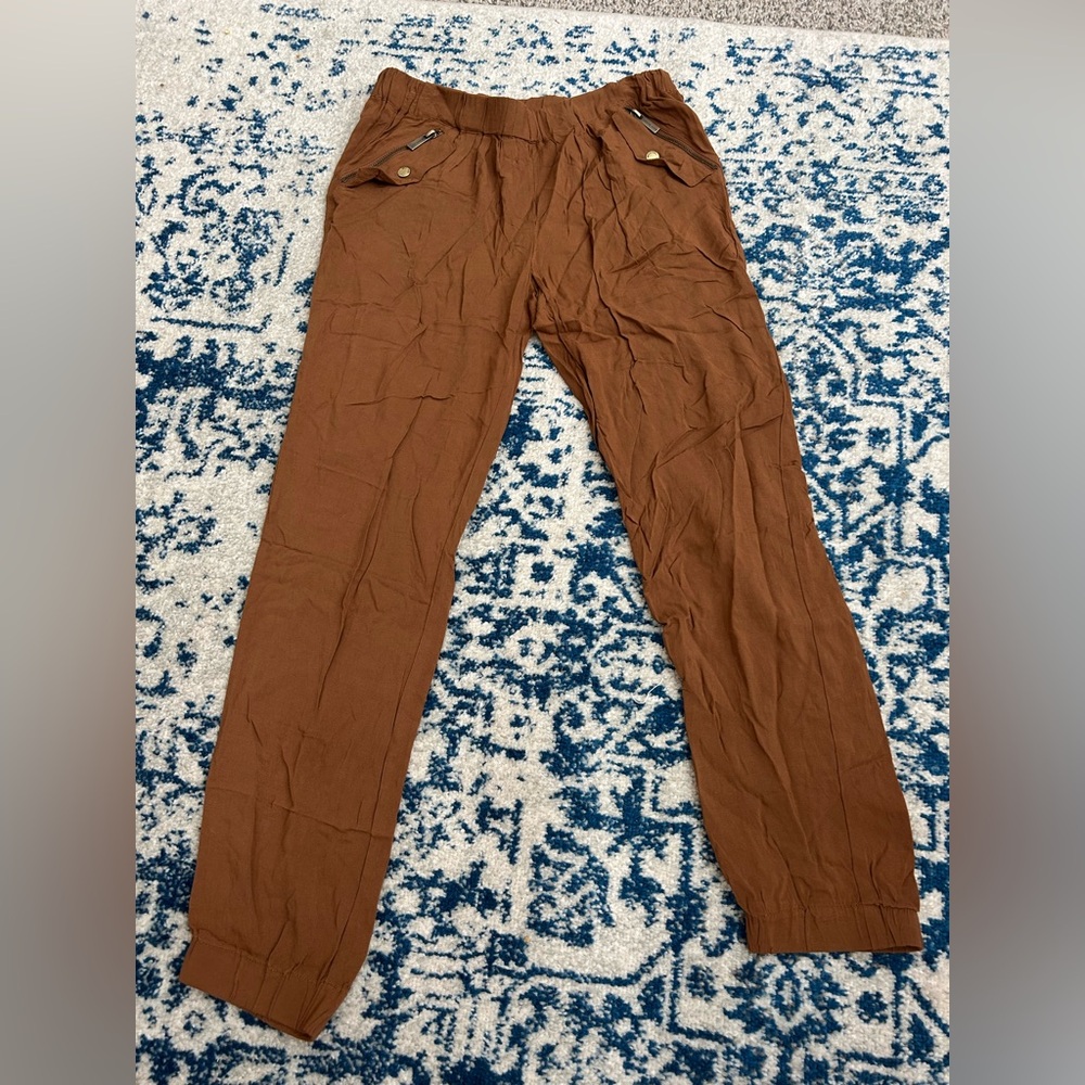 Michael Kors | Lightweight Jogger Pants | Size 4 | Brown